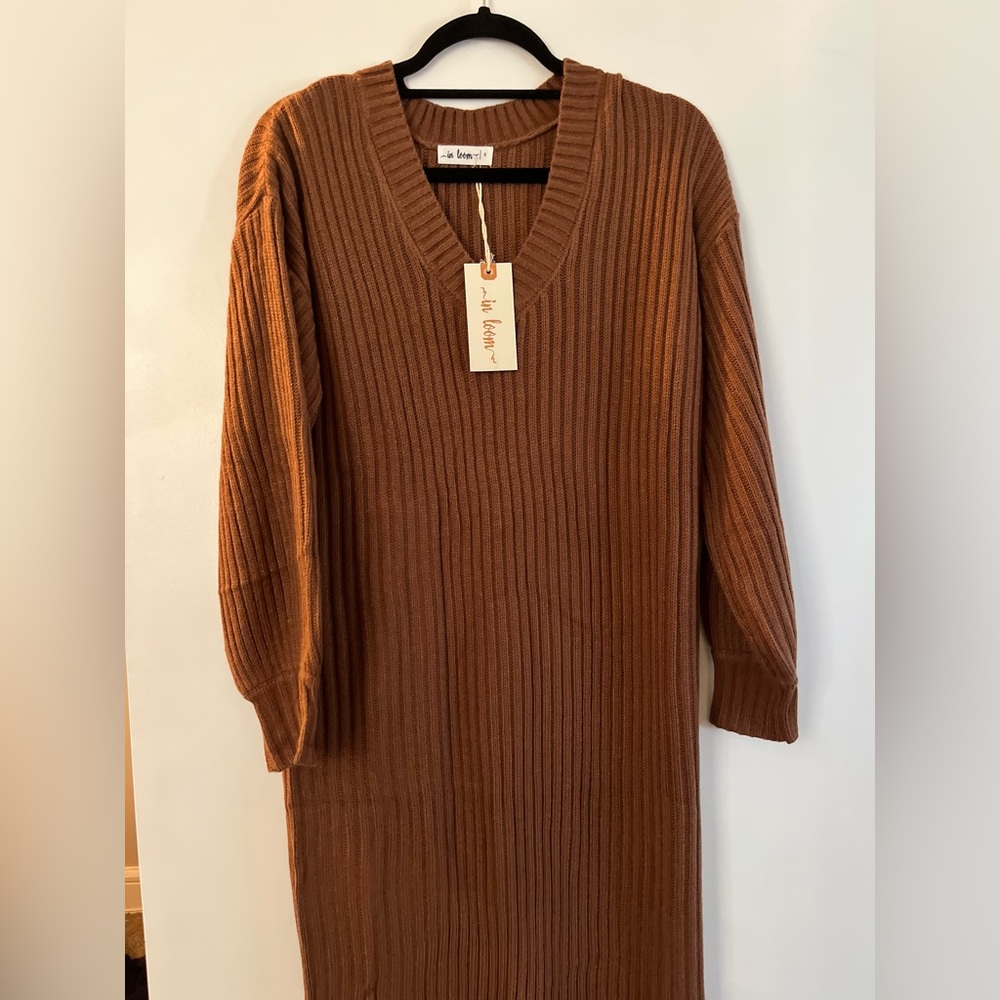 In Loom sweater midi dress - NEW WITH TAGS